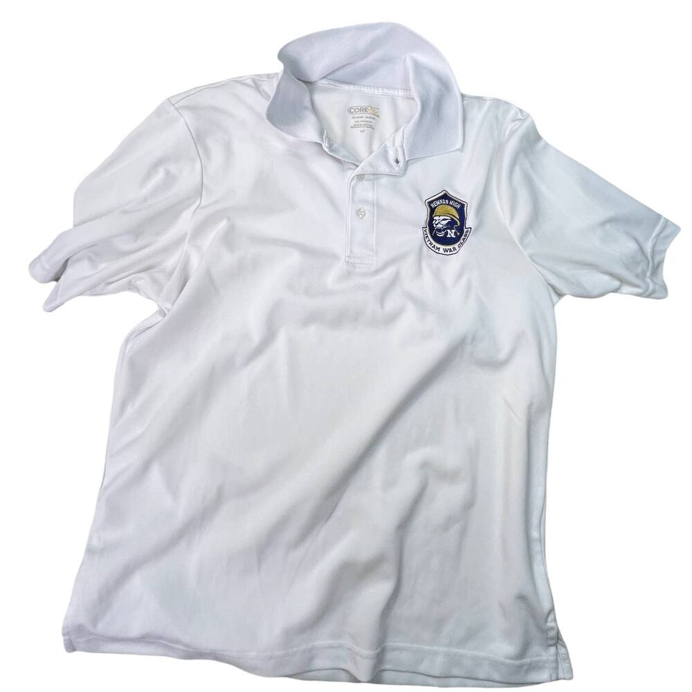 Core by North End School Polo Shirt  Newnan High Vietnam War Class Size SP White